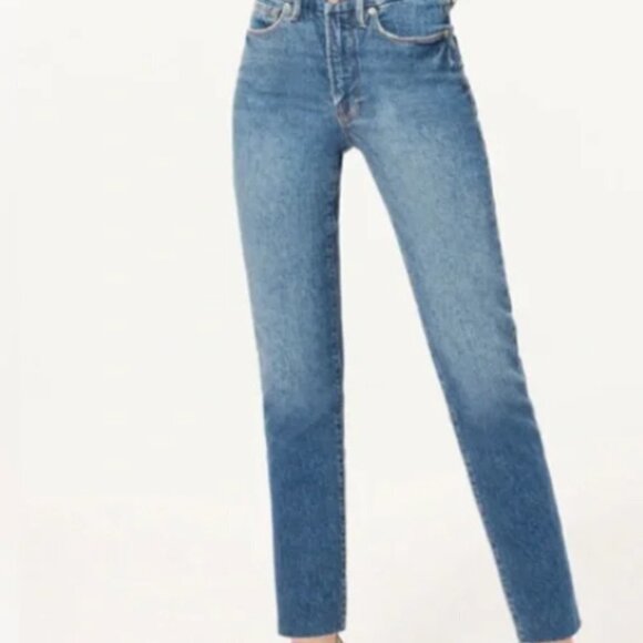 NEW W/TAGS - Good American Classic Slim Straight Jeans - Picture 5 of 7